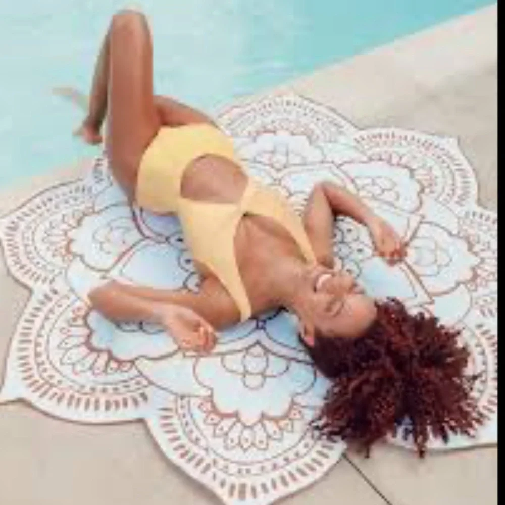 VIX BLUE LOTUS SHAPED TOWEL